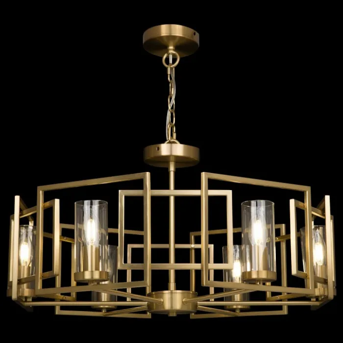 Подвесная люстра Maytoni Bowi H009PL-06G Цвет арматуры золото Цвет плафонов прозрачный от ImperiumLoft