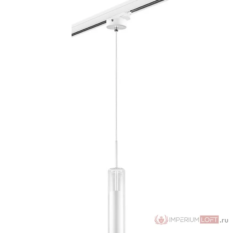Подвесной светильник Lightstar Cilino L3T756016 Цвет плафонов хром Цвет арматуры белый от ImperiumLoft