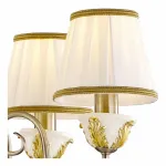 Люстра на штанге Arte Lamp Benessere A9570PL-5WG Цвет арматуры золото Цвет плафонов белый от ImperiumLoft