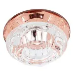 Встраиваемый светильник Horoz Electric HRZ00000610 Цвет арматуры коричневый Цвет плафонов прозрачный