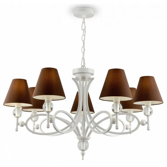 Подвесная люстра Lamp4You Provence 10 M2-07-WM-LMP-O-30 Цвет плафонов коричневый от ImperiumLoft