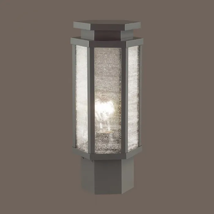 Наземный низкий светильник Odeon Light Gino 4048/1B Цвет арматуры коричневый Цвет плафонов коричневый от ImperiumLoft