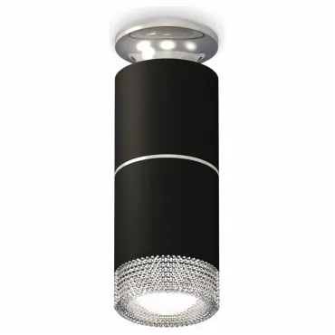 Накладной светильник Ambrella Techno Spot 198 XS6302222 Цвет арматуры серебро Цвет плафонов черный