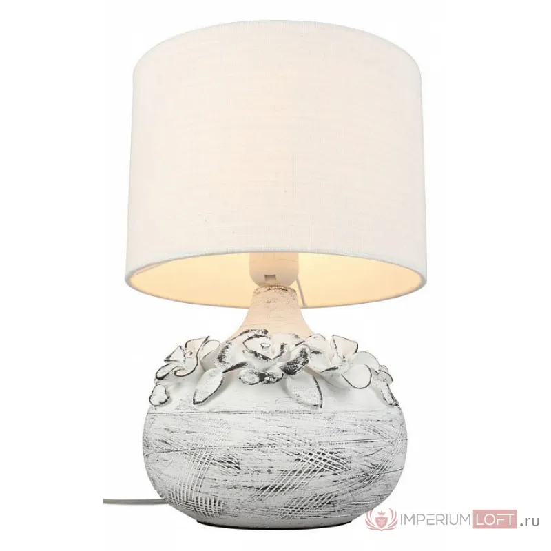Настольная лампа декоративная Omnilux Valdieri OML-16504-01 Цвет плафонов белый от ImperiumLoft
