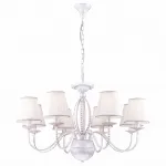 Подвесная люстра Arte Lamp Calamaro A2046LM-8WG Цвет арматуры золото Цвет плафонов белый от ImperiumLoft