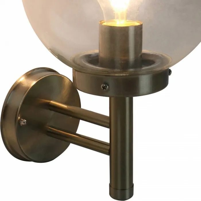Светильник на штанге Arte Lamp Gazebo A8365AL-1SS Цвет арматуры серебро Цвет плафонов прозрачный от ImperiumLoft