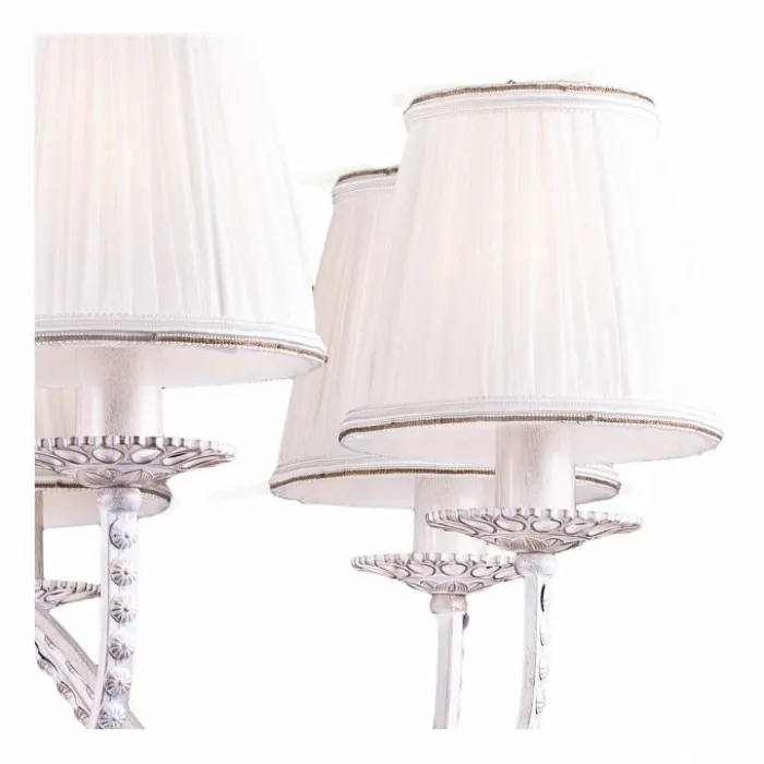 Подвесная люстра Arte Lamp Calamaro A2046LM-8WG Цвет арматуры золото Цвет плафонов белый от ImperiumLoft