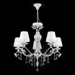 Подвесная люстра Maytoni Laurie ARM033-05-BL Цвет арматуры белый Цвет плафонов белый от ImperiumLoft