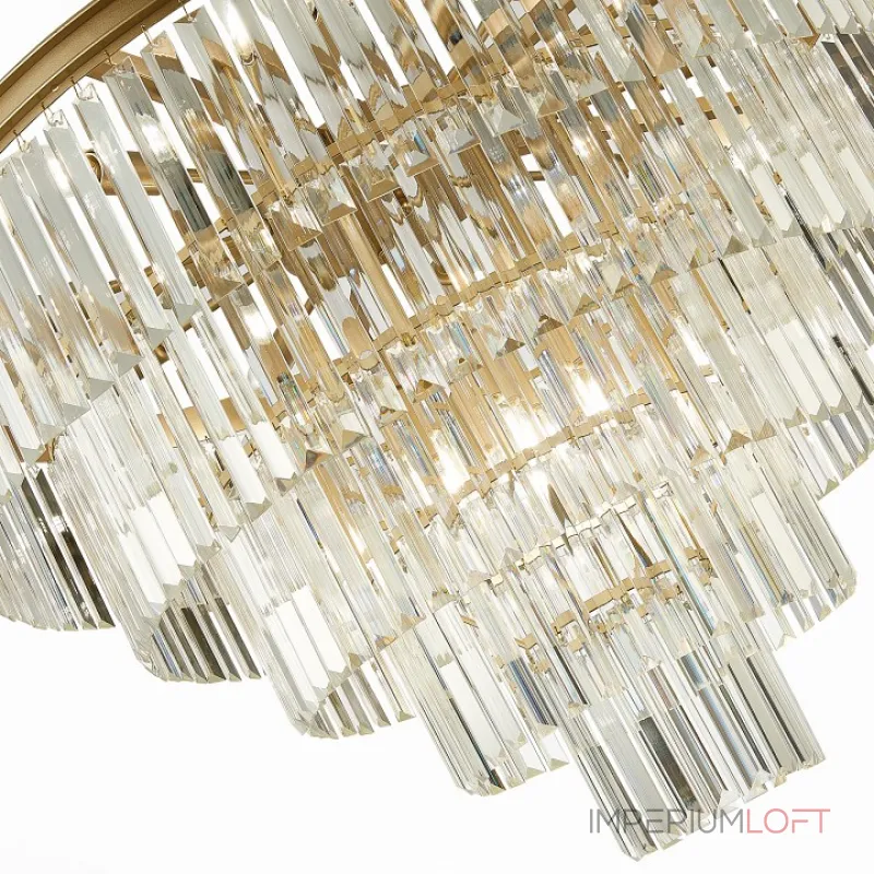 Подвесная люстра ST-Luce Ercolano SL1624.203.15 Цвет арматуры Желтый Цвет плафонов Неокрашенный Подвесная люстра ST-Luce Ercolano SL1624.203.15 Цвет арматуры Желтый Цвет плафонов Неокрашенный