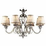 Подвесная люстра Arte Lamp Charm A2083LM-8AB Цвет арматуры бронза Цвет плафонов кремовый от ImperiumLoft