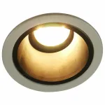 Встраиваемый светильник Arte Lamp 6663 A6663PL-1BK Цвет арматуры черно-белый Цвет плафонов белый