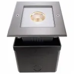 Встраиваемый в дорогу светильник Deko-Light Square COB I WW 730209 Цвет арматуры серебро Цвет плафонов прозрачный от ImperiumLoft