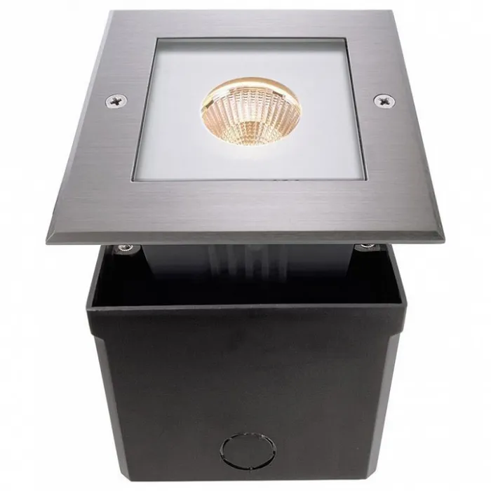 Встраиваемый в дорогу светильник Deko-Light Square COB I WW 730209 Цвет арматуры серебро Цвет плафонов прозрачный от ImperiumLoft