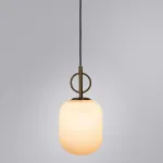 Подвесной светильник Divinare Botein 5013/18 SP-1 Цвет арматуры Коричневый Цвет плафонов Белый от ImperiumLoft