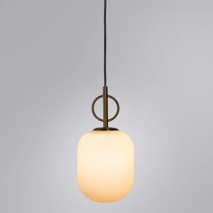 Подвесной светильник Divinare Botein 5013/18 SP-1 Цвет арматуры Коричневый Цвет плафонов Белый от ImperiumLoft
