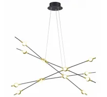 Подвесной светильник Odeon Light Costella 3906/48L Цвет арматуры черный Цвет плафонов белый