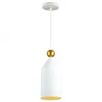 Подвесной светильник Odeon Light Bolli 4093/1 Цвет арматуры белый Цвет плафонов золото от ImperiumLoft