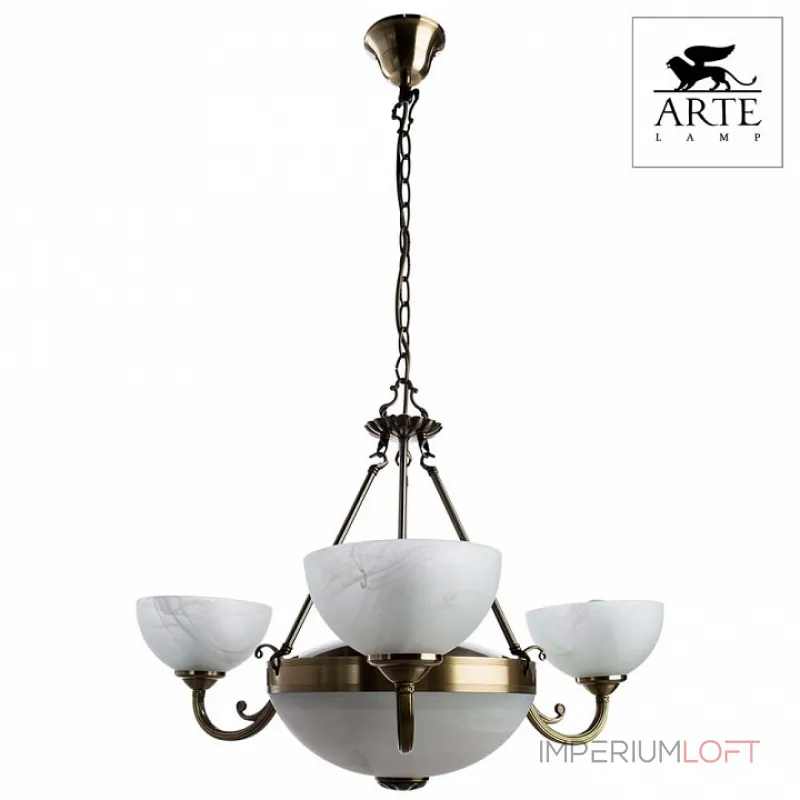 Подвесная люстра Arte Lamp Windsor A3777LM-3-2AB  Подвесная люстра Arte Lamp Windsor A3777LM-3-2AB