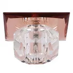 Встраиваемый светильник Horoz Electric HRZ00000599 Цвет арматуры коричневый Цвет плафонов прозрачный
