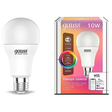 Лампа светодиодная Gauss Smart Home 1180112