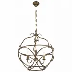 Подвесная люстра Arte Lamp Bellator A8960SP-3GA Цвет арматуры золото Цвет плафонов желтый от ImperiumLoft