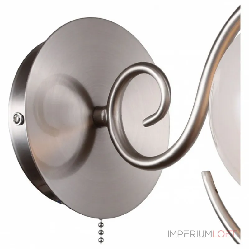 Бра F-promo Fabbio 2349-1W Цвет арматуры никель Цвет плафонов белый от ImperiumLoft Бра F-promo Fabbio 2349-1W Цвет арматуры никель Цвет плафонов белый от ImperiumLoft