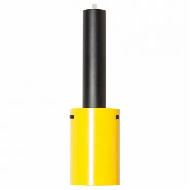 Подвесной светильник TopDecor Rod Rod S1 12 16 Цвет арматуры черный Цвет плафонов желтый
