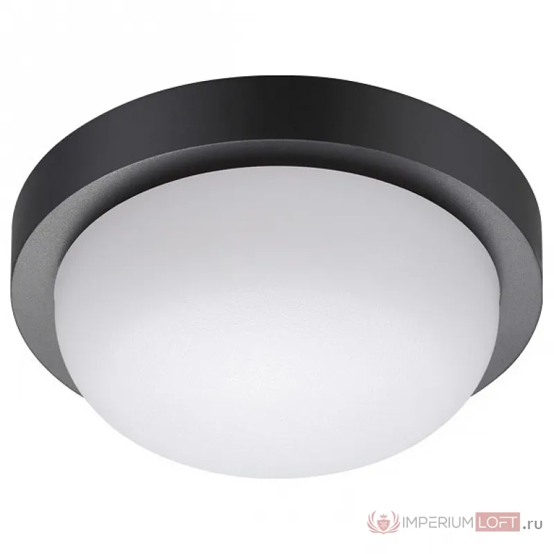 Накладной светильник Novotech Opal 358015 Цвет арматуры черный Цвет плафонов белый от ImperiumLoft
