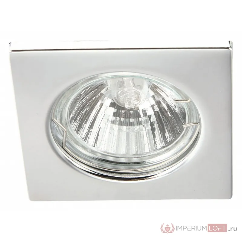 Комплект из 3 встраиваемых светильников Arte Lamp Quadratisch A2210PL-3CC Цвет арматуры хром Цвет плафонов белый от ImperiumLoft