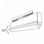 Накладной светильник Maytoni Track lamps TR013-2-20W3K-B Цвет арматуры черный Цвет плафонов черный