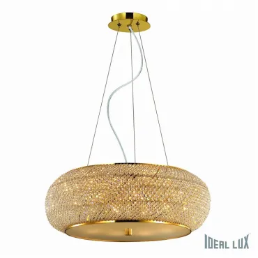 Подвесной светильник Ideal Lux Pasha PASHA&#039; SP10 ORO Цвет арматуры золото Цвет плафонов прозрачный