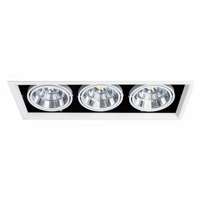 Встраиваемый светильник Arte Lamp Merga A8450PL-3WH Цвет арматуры Белый от ImperiumLoft