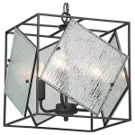 Подвесной светильник Vitaluce V4777 V4777-1/4 Цвет арматуры черный Цвет плафонов разноцветный от ImperiumLoft