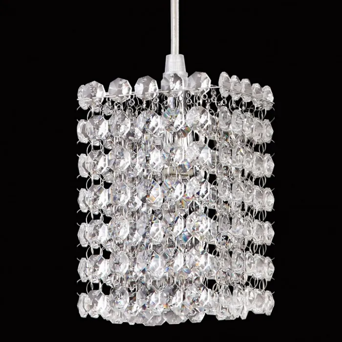 Подвесной светильник Lightstar Cristallo 795414 Цвет арматуры хром Цвет плафонов прозрачный от ImperiumLoft