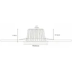 Встраиваемый светильник Donolux DL18838 DL18838/38W White R Dim 4000K