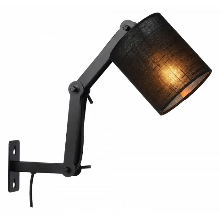 Бра Lucide Tampa 45292/81/30 Цвет плафонов черный Цвет арматуры черный от ImperiumLoft