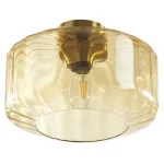 Накладной светильник Odeon Light Binga 4747/1C Цвет арматуры бронза Цвет плафонов янтарный от ImperiumLoft