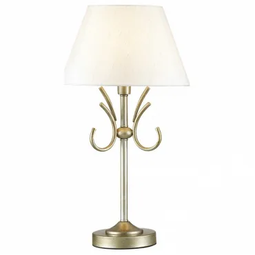 Настольная лампа декоративная Lumion Mildred 4437/1T Цвет арматуры серебро Цвет плафонов кремовый