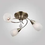 Потолочная люстра Eurosvet Virginia 30100/3 античная бронза от ImperiumLoft