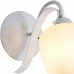 Бра TopLight Abegail TL1133-1W Цвет арматуры золото Цвет плафонов белый
