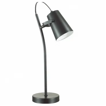 Настольная лампа офисная Lumion Miku 3674/1T Цвет арматуры черный Цвет плафонов черный от ImperiumLoft