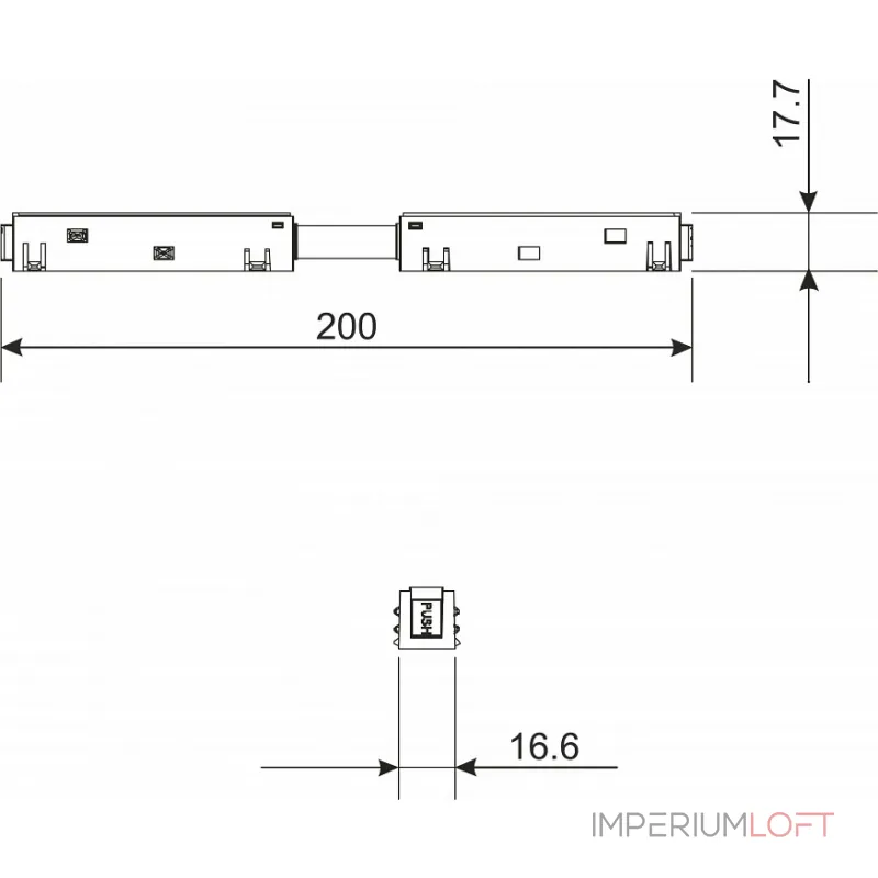 Соединитель гибкий для треков Elektrostandard Slim Magnetic 85096/00