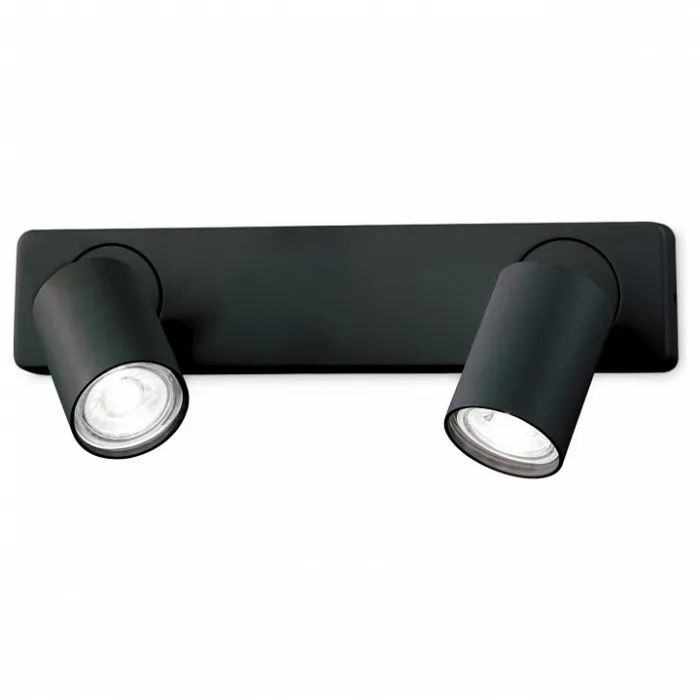 Спот Ideal Lux Rudy RUDY AP2 NERO Цвет плафонов черный от ImperiumLoft