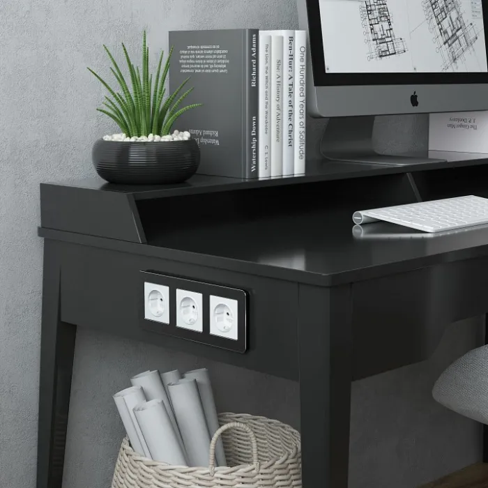 Розетка с заземлением без рамки Werkel Белые матовые W1171061 от ImperiumLoft