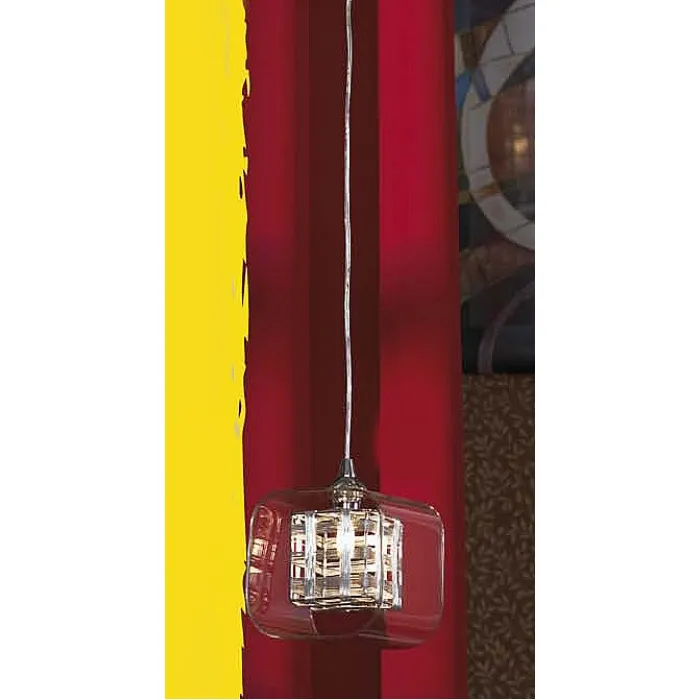 Подвесной светильник Lussole Sorso LSC-8006-01 Цвет арматуры хром Цвет плафонов серебро от ImperiumLoft