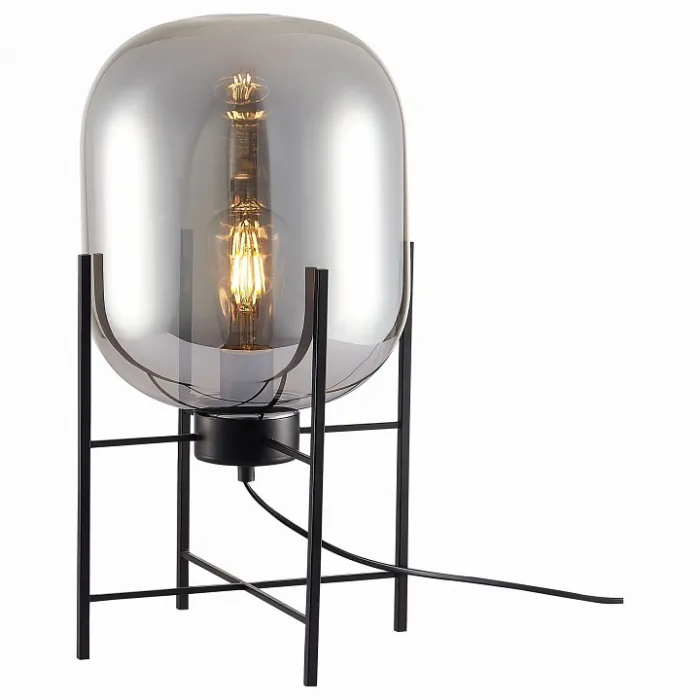 Настольная лампа декоративная ST-Luce Burasca SL1050.704.01 Цвет плафонов серый Цвет арматуры черный от ImperiumLoft