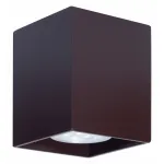 Накладной светильник TopDecor Tubo 8 SQ Tubo8 SQ P1 15 Цвет арматуры коричневый