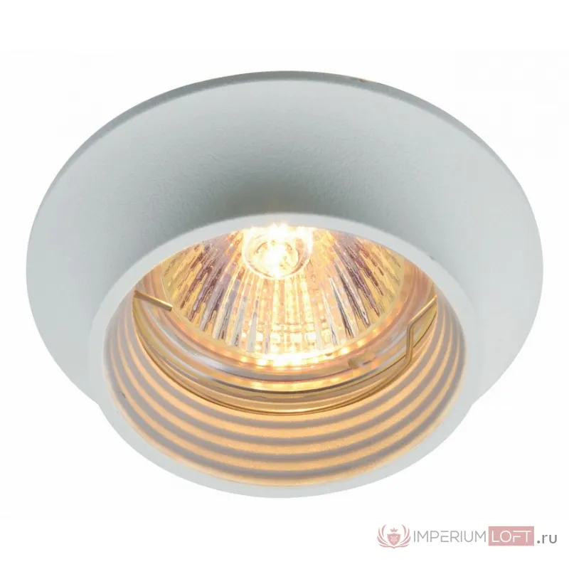 Встраиваемый светильник Arte Lamp Cromo A1061PL-1WH Цвет арматуры белый Цвет плафонов белый от ImperiumLoft