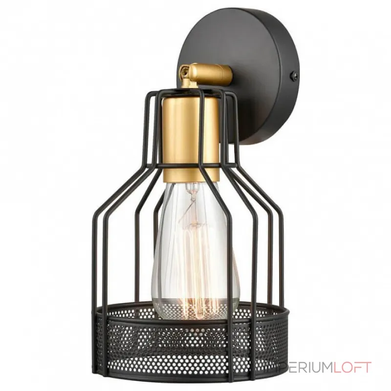 Бра Vele Luce Abbis 654 VL6262W01 Цвет арматуры черный Цвет плафонов черный