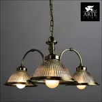 Подвесная люстра Arte Lamp American Diner A9366LM-3AB Цвет арматуры бронза Цвет плафонов прозрачный от ImperiumLoft